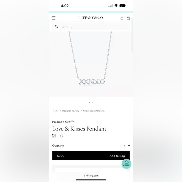 Tiffany and Co. necklace - Picture 1 of 3